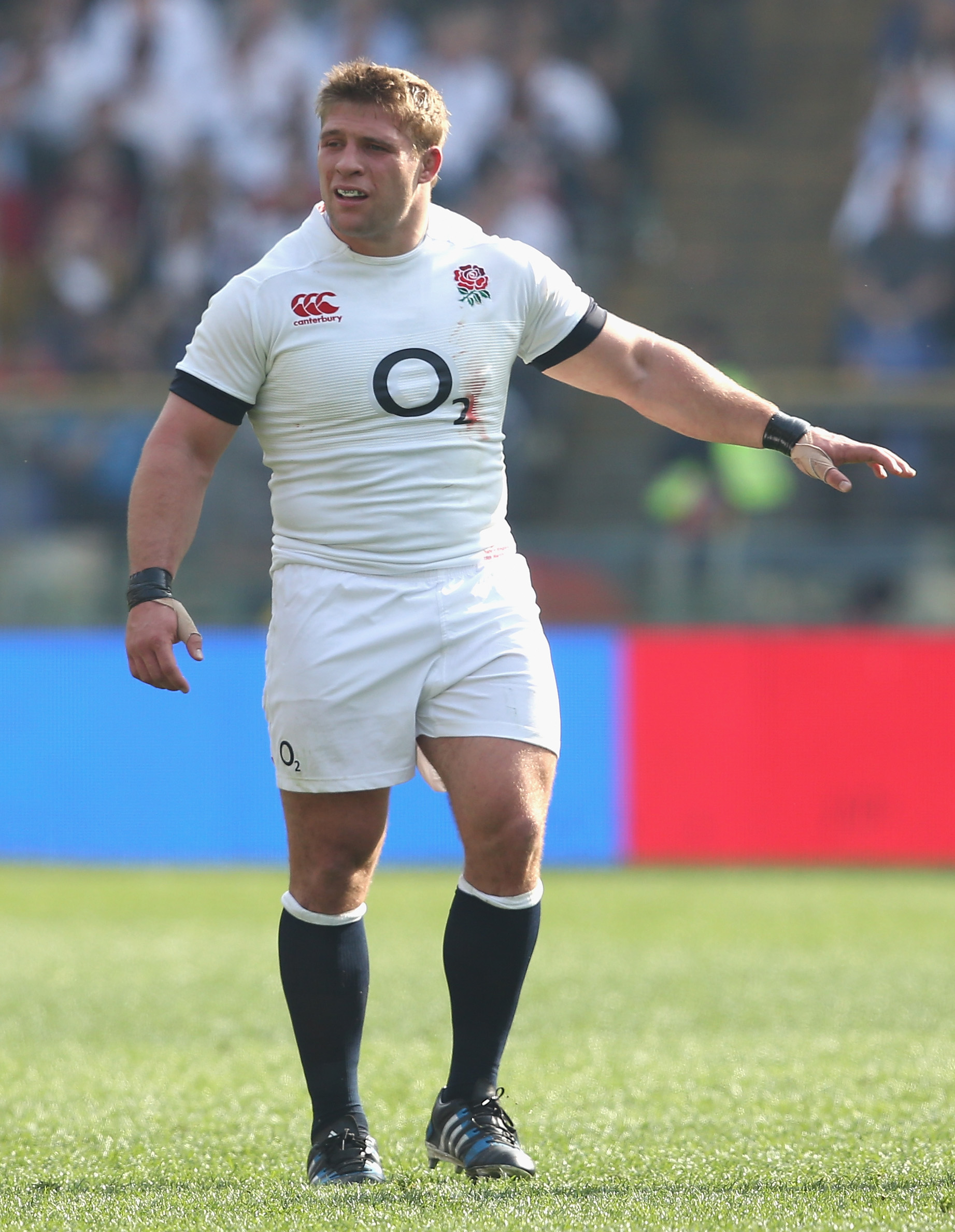 ROME, ITALY - MARCH 15: Tom Youngs of England looks on during the RBS Six Nations match between Italy and England at the Stadio Olimpico on March 15, 2014 in Rome, Italy. (Photo by David Rogers - RFU/The RFU Collection via Getty Images)