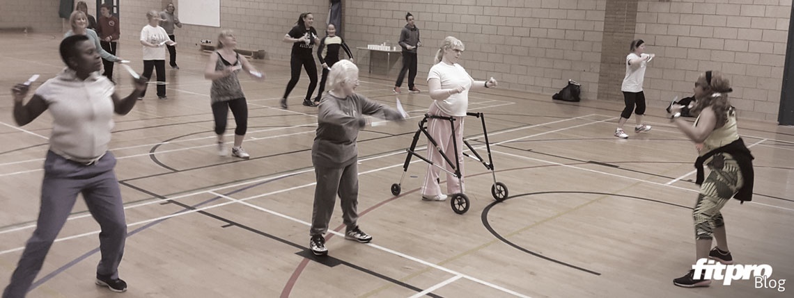 Accessible fitness for visually impaired clients