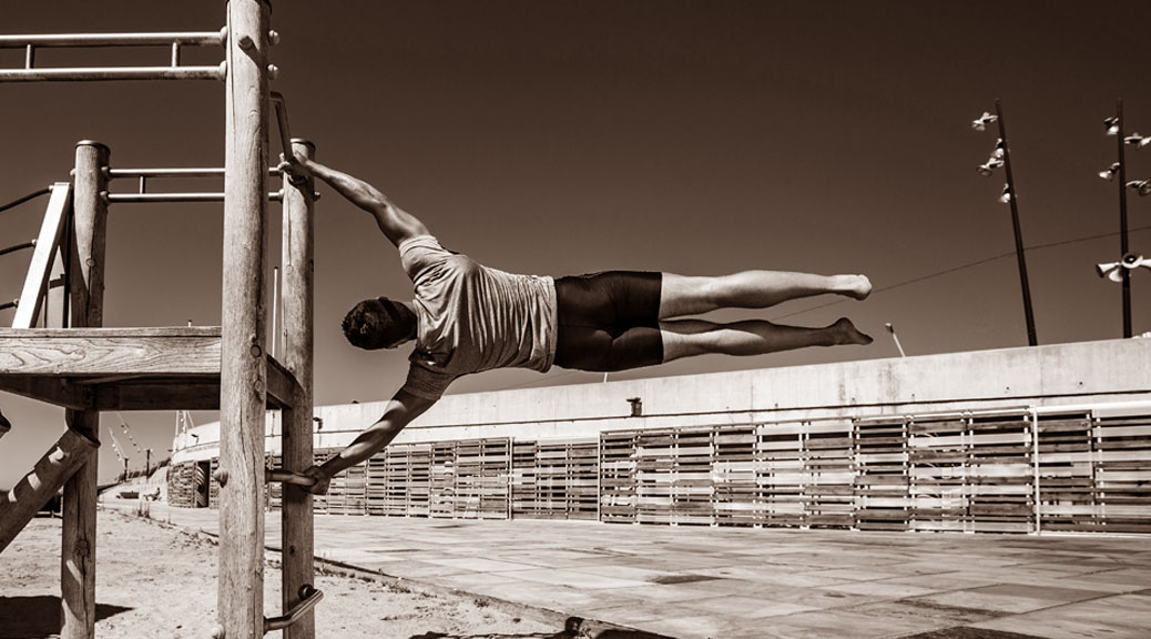 Mastering the calisthenics human flag with Stephen Hughes Landers