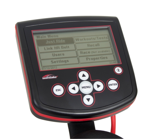 The Wattbike monitor 