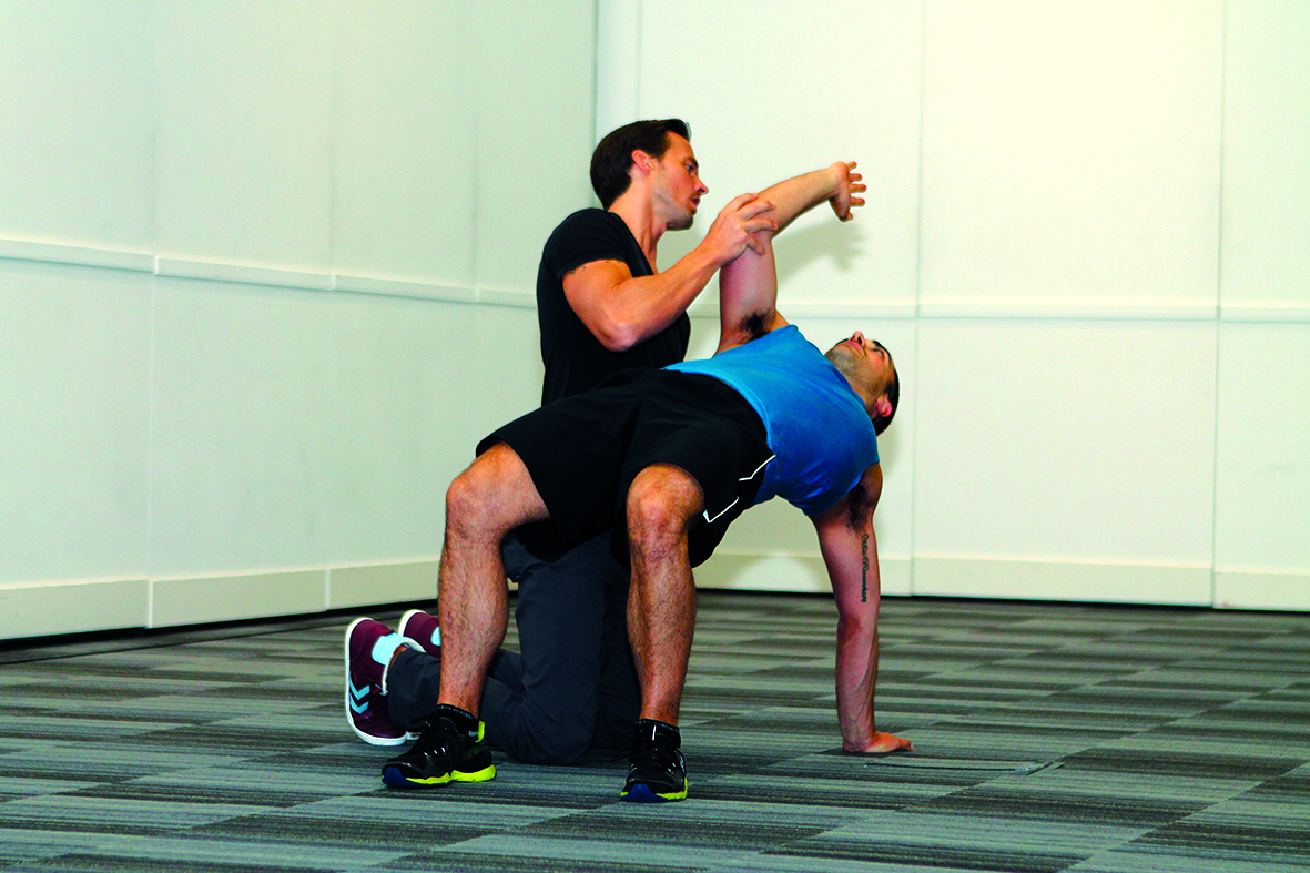 Mike Fitch takes a class at FitPro Live 2014