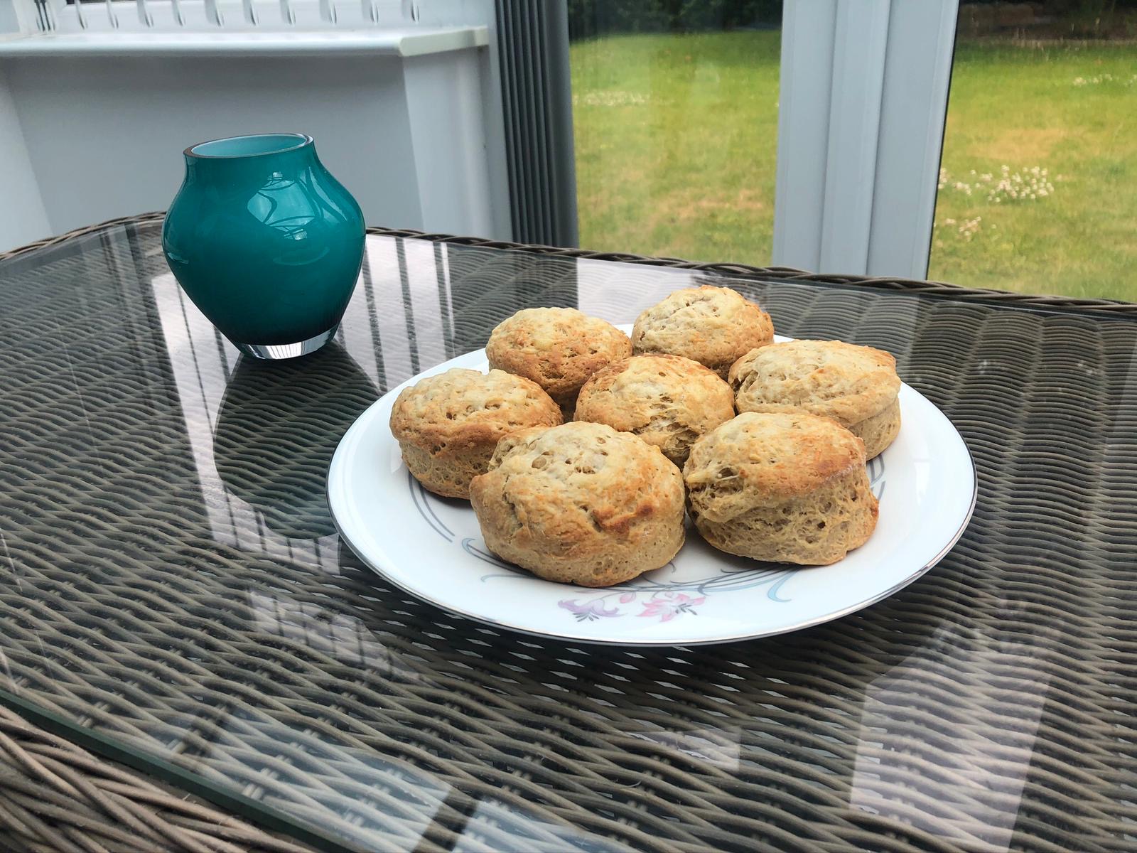 Chocolate and marmite scones