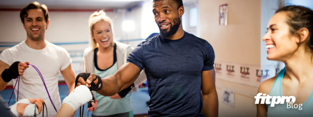 Personal trainer creating a safe space for clients to share mental health, mental health podcast feature image