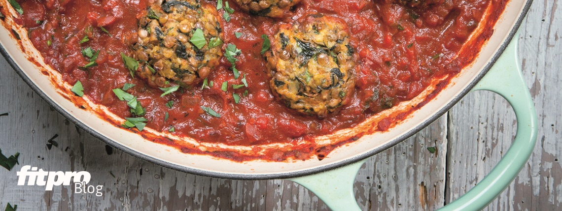 Meatless meatballs