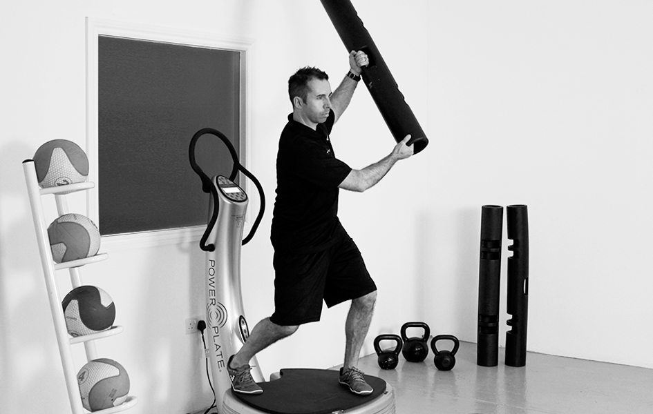 Integrated fitness training: Power Plate and ViPR