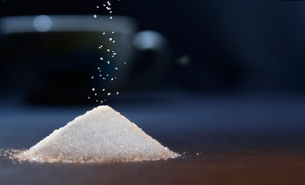 Pile of sugar