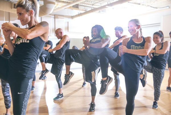 MOSSA Group Fight class in studio