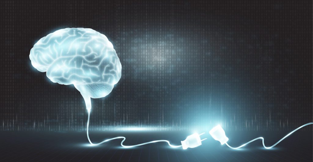 Trauma - Image of a brain with disconnected power wires