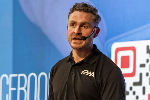 Charlie Horton presenting on stage. Check out his blog on Mastering the Buyer's Pyramid - enjoy!