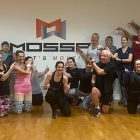 mossa transformed my facility - group photo in the studio