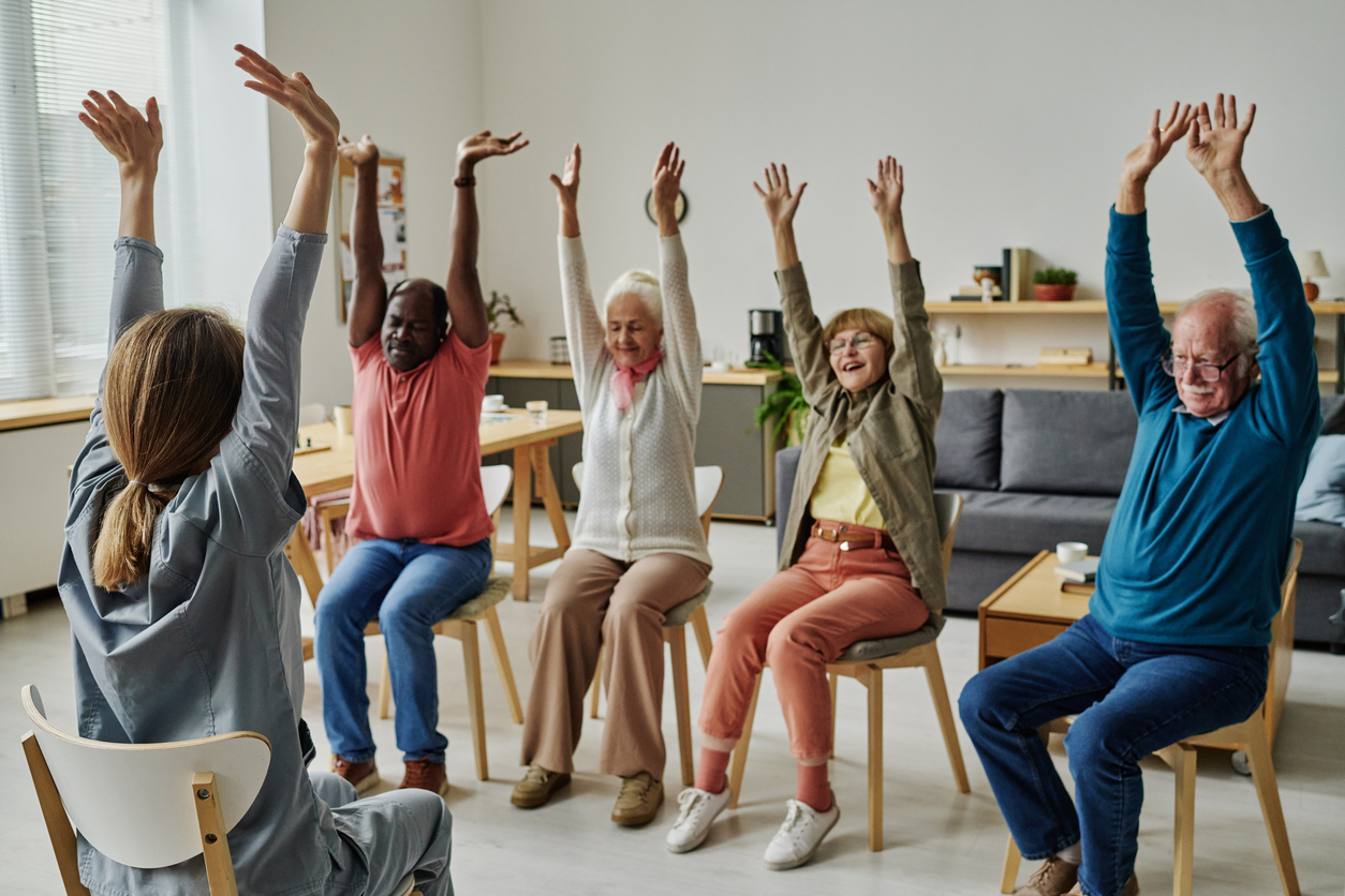 Taking fitness classes into care homes
